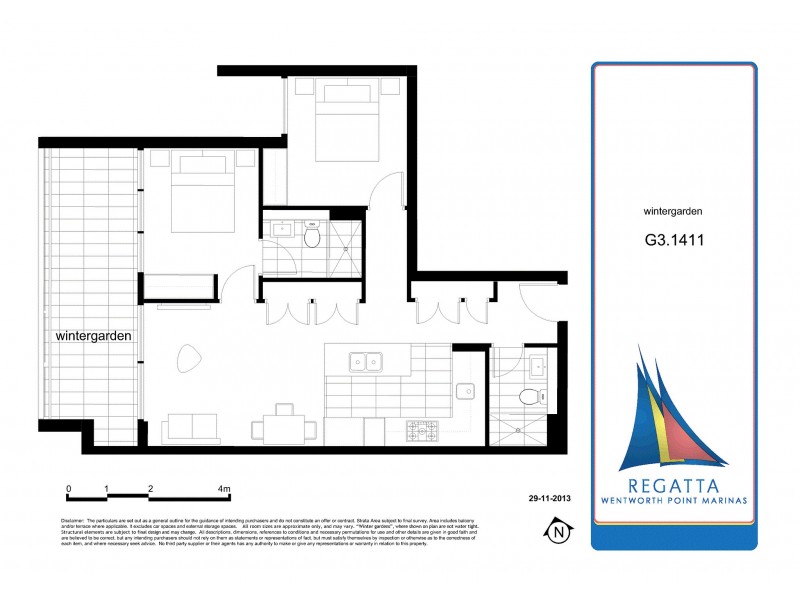 1606/10 Burroway Road, Wentworth Point NSW 2127 Floorplan