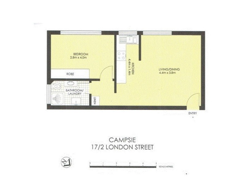 17/2-4 London Street, Campsie NSW 2194 Floorplan