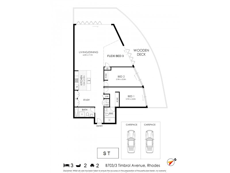 703/3 Timbrol Ave, Rhodes NSW 2138