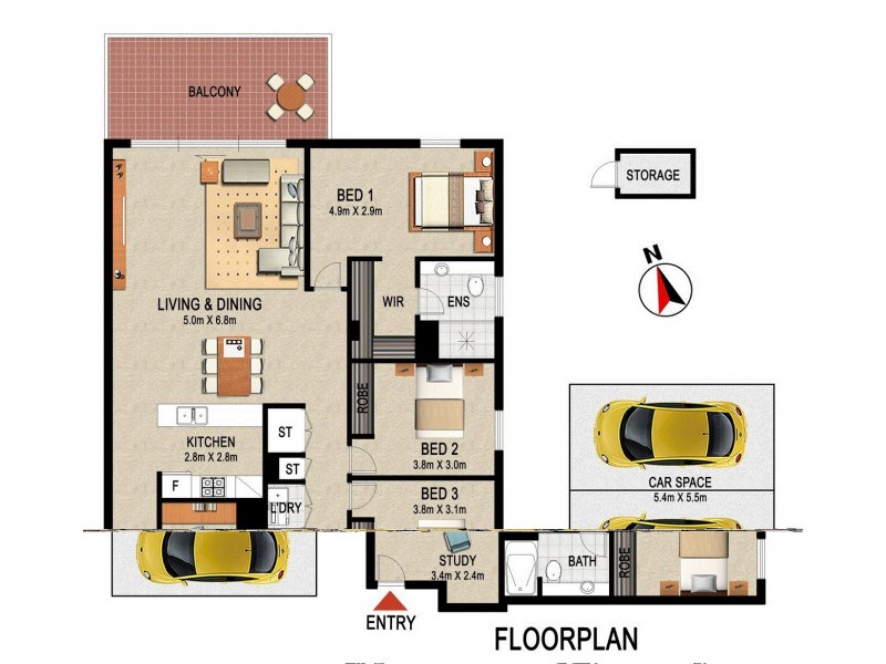 306/11 Lewis Ave, Rhodes NSW 2138 Floorplan