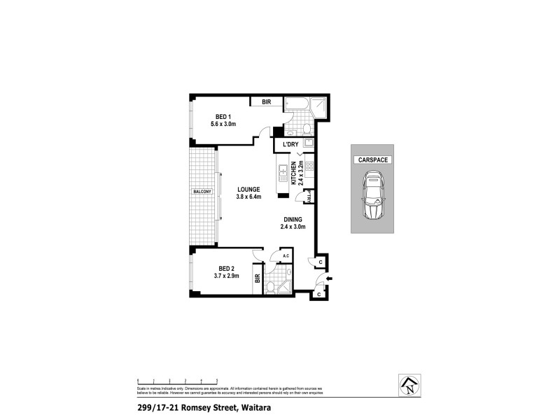 299/17-21 Romsey Street, Waitara NSW 2077 Floorplan