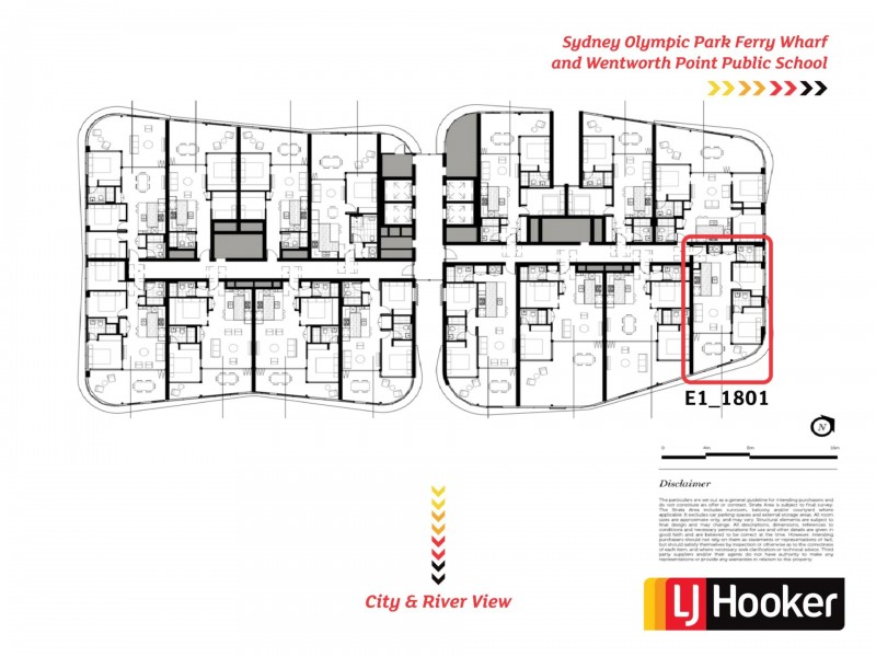 Level 25, 21, 19, 18, 5/17 Wentworth Place, Wentworth Point NSW 2127