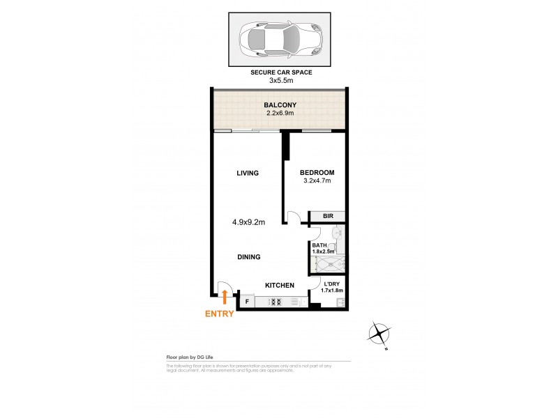 908/39 Cooper Street, Strathfield NSW 2135 Floorplan