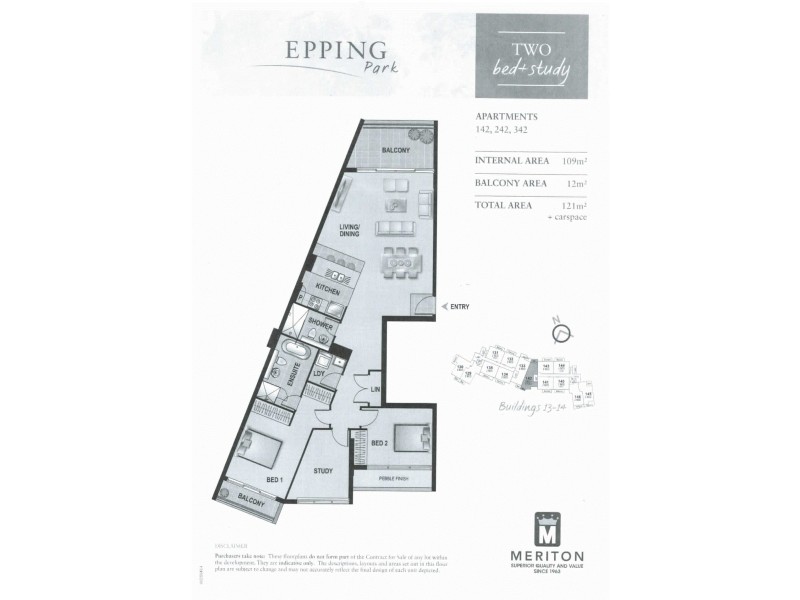 342/9 Epping Park Drive, Epping NSW 2121 Floorplan