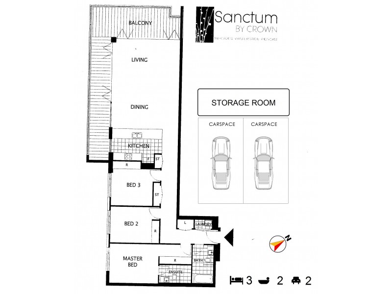 B704/3 Timbrol Ave, Rhodes NSW 2138 Floorplan