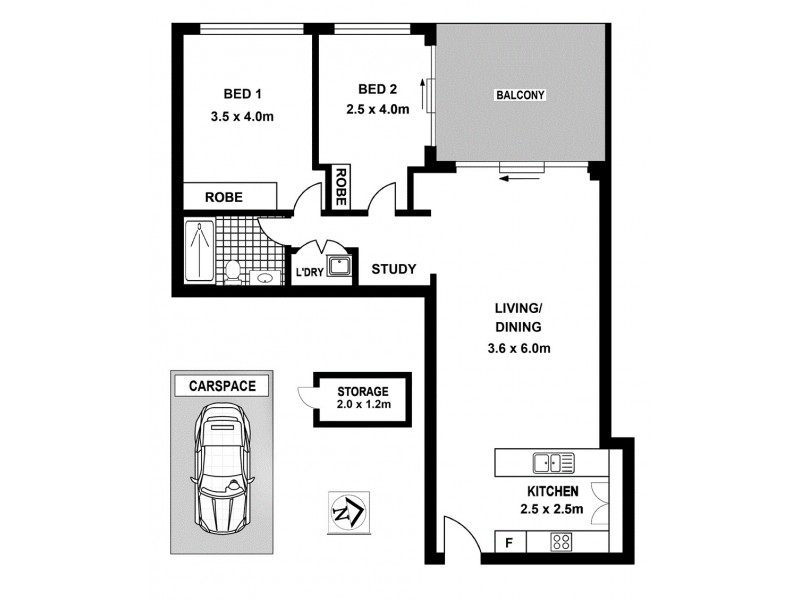 42 Walker Street, Rhodes NSW 2138 Floorplan
