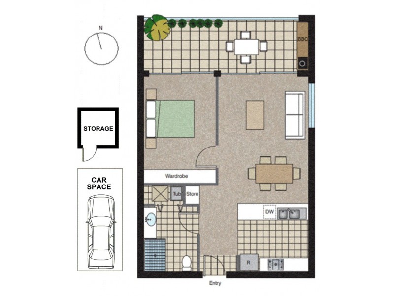 1404/43 Shoreline Drive, Rhodes NSW 2138 Floorplan