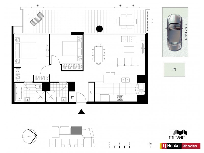 1010/7 Rider Blvd, Rhodes NSW 2138 Floorplan