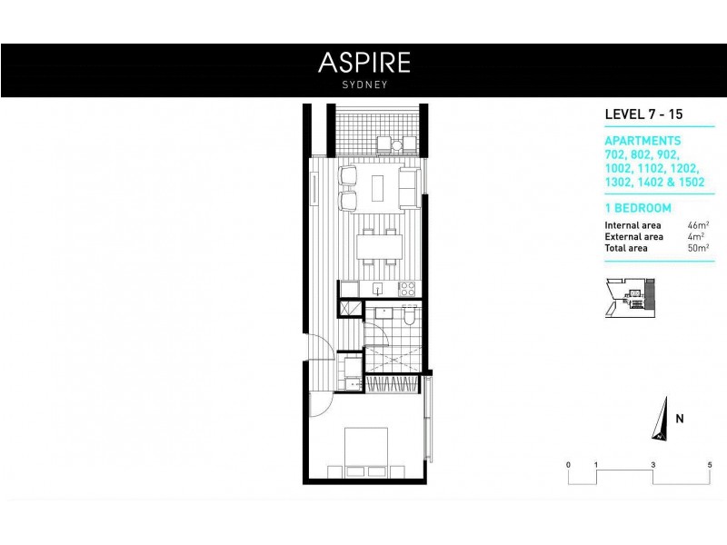 902/11 Alberta St, Sydney NSW 2000 Floorplan