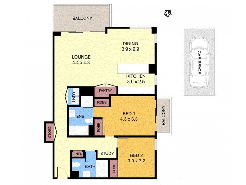 302/14 SHORELINE DRIVE, Rhodes NSW 2138 Floorplan
