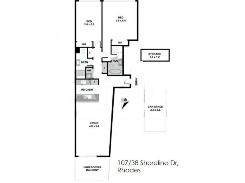 107/38 Shoreline Dr, Rhodes NSW 2138
