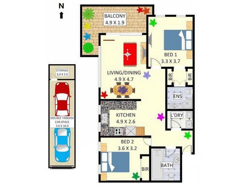 15/123 Arthur Street, Strathfield NSW 2135 Floorplan