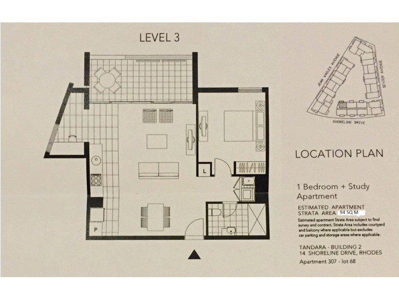 307/14 Shoreline Drive, Rhodes NSW 2138 Floorplan