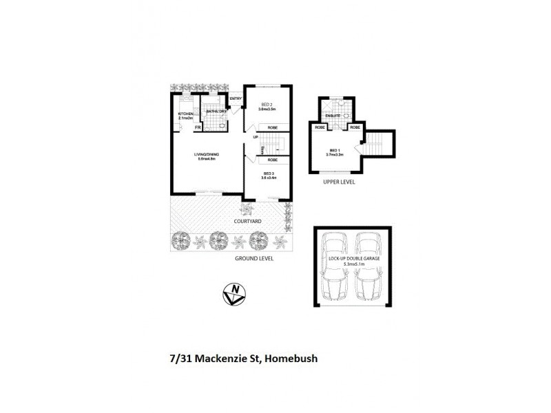7/31 Mackenzie St, Homebush NSW 2140 Floorplan