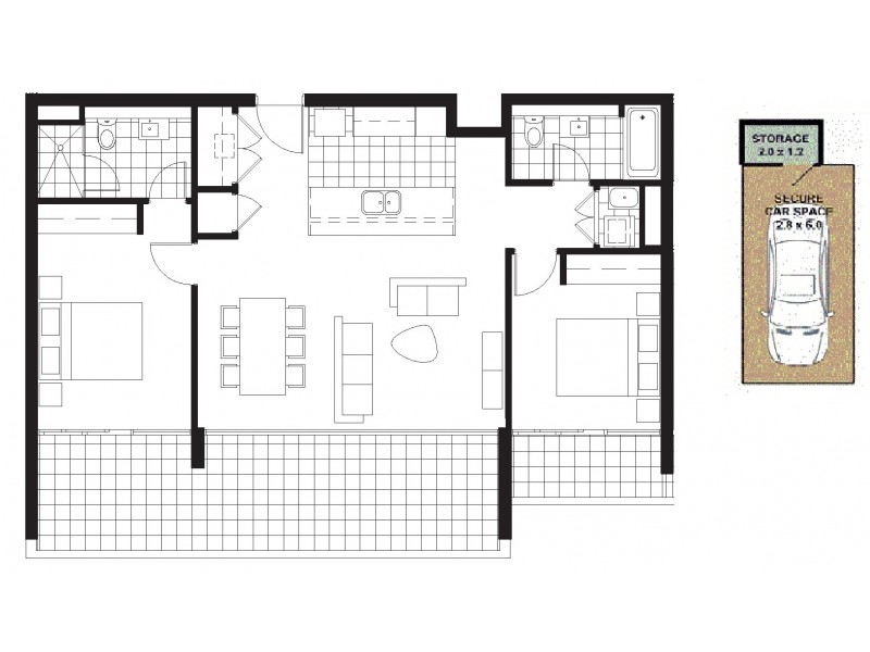 8/1 Timbrol Ave, Rhodes NSW 2138 Floorplan