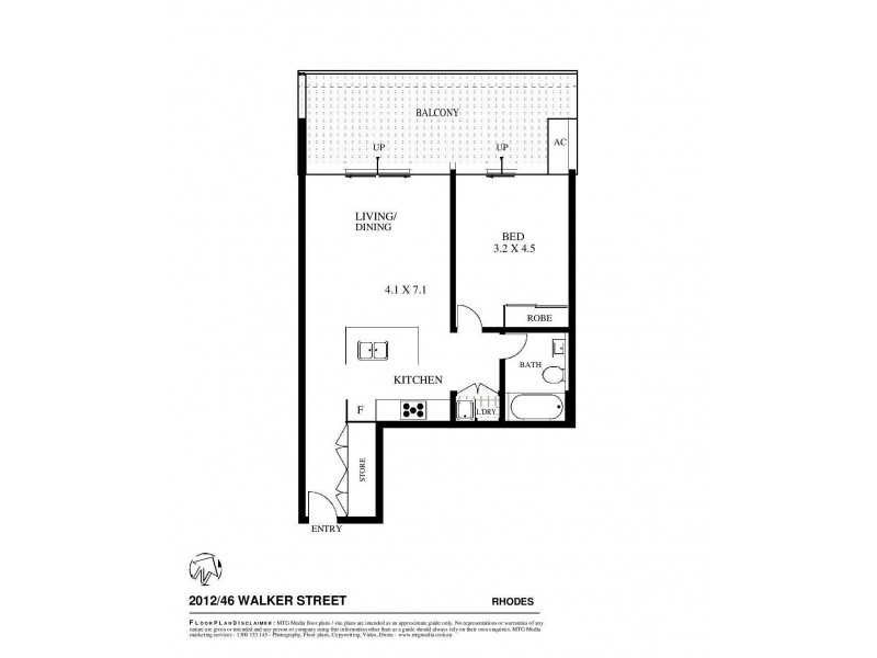 2012/46 Walker Street, Rhodes NSW 2138 Floorplan
