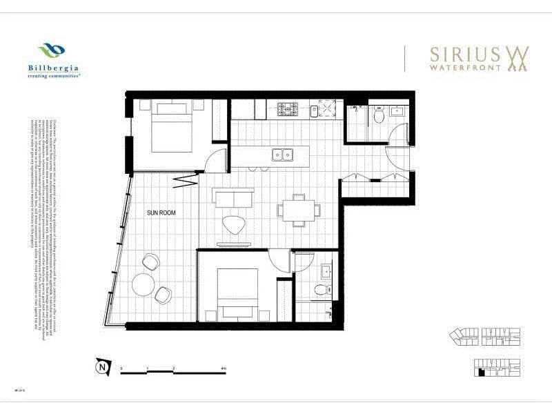 1305/10 Burroway Road, Wentworth Point NSW 2127 Floorplan