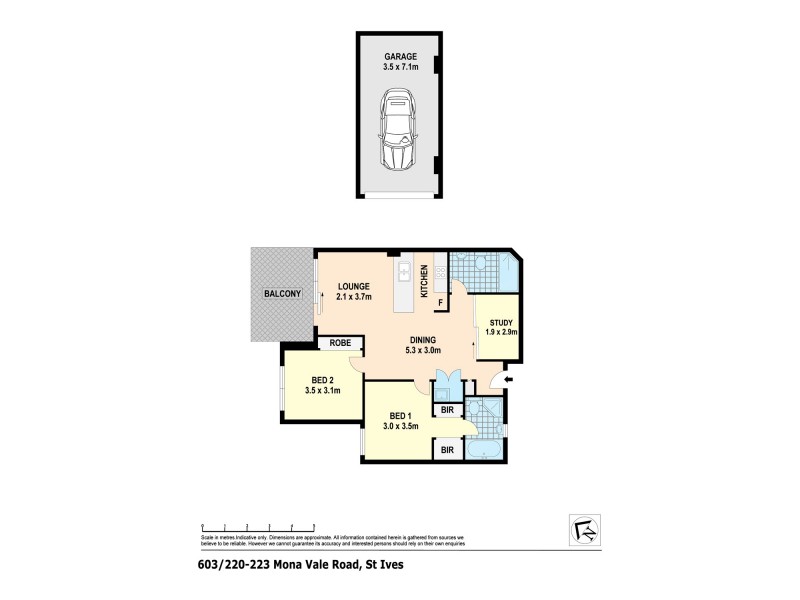 603/220-222 Mona Vale Rd, St Ives NSW 2075 Floorplan