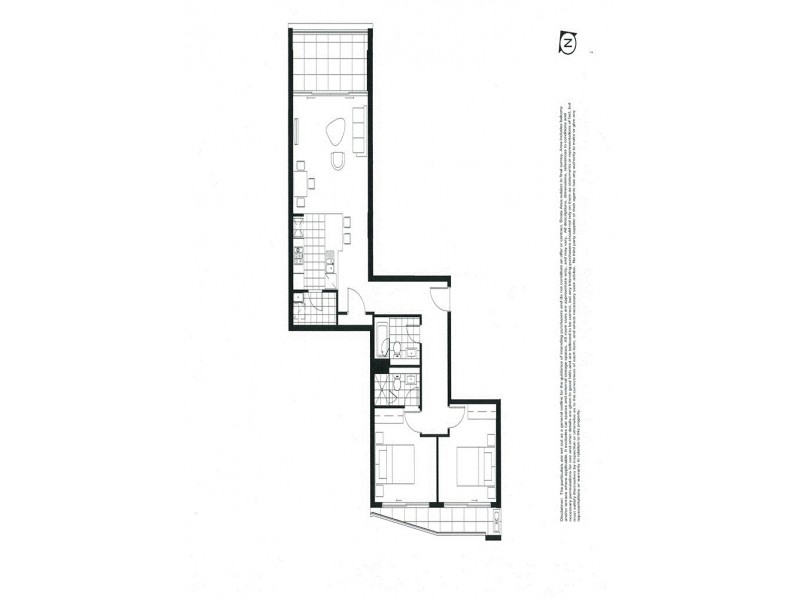 701/5 Waterways St, Wentworth Point NSW 2127 Floorplan