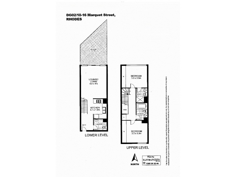 DG02/10-16 Marquet Street, Rhodes NSW 2138 Floorplan