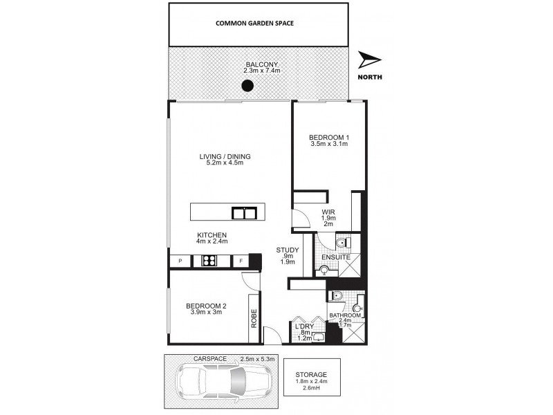 408/7 Rider Blvd, Rhodes NSW 2138 Floorplan