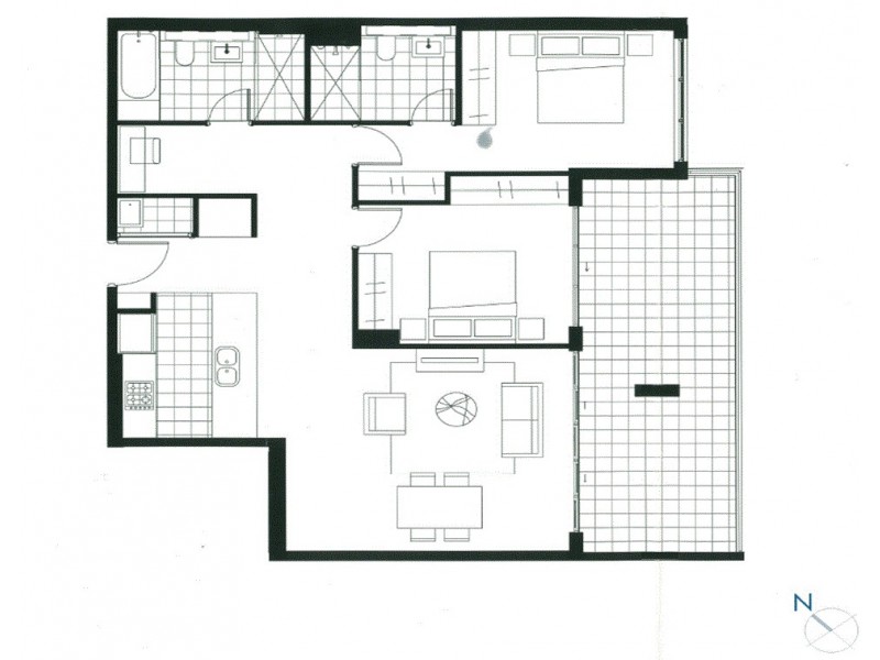 F306/41-45 Belmore Street, Ryde NSW 2112 Floorplan