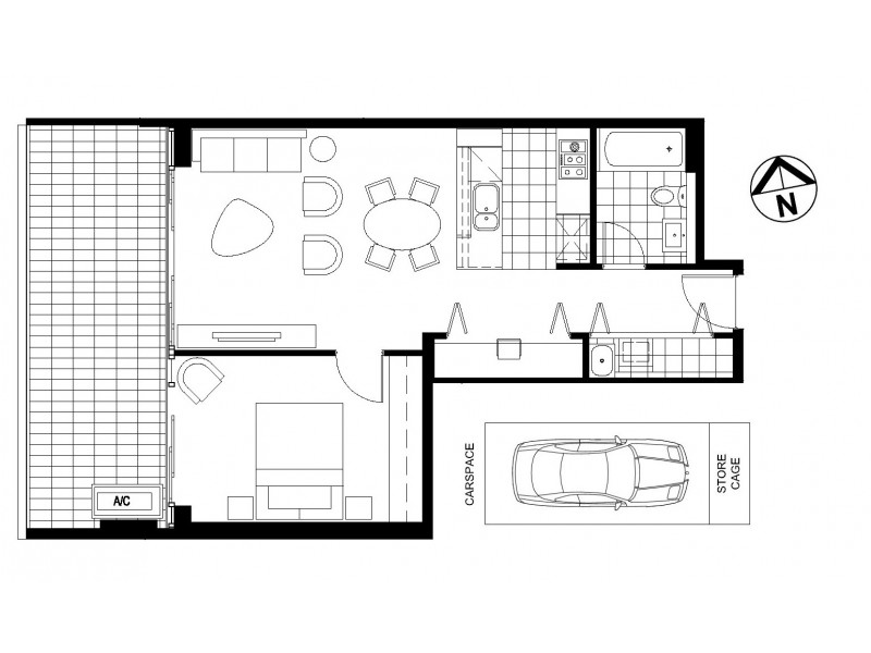 2202/46 Walker Street, Rhodes NSW 2138 Floorplan