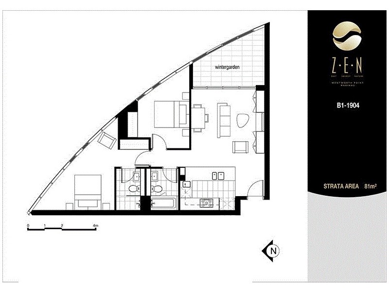 B1/Level19 Waterways Street, Wentworth Point NSW 2127 Floorplan