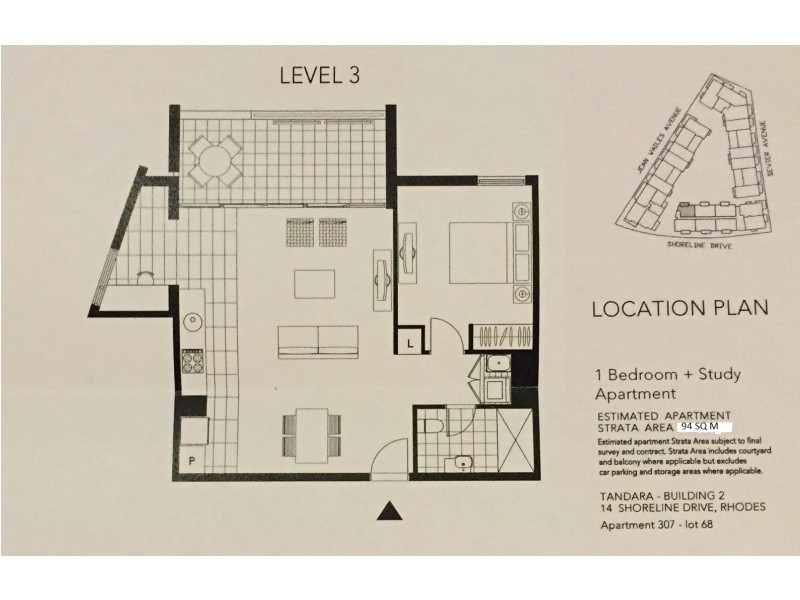 307/14 Shoreline Drive, Rhodes NSW 2138 Floorplan