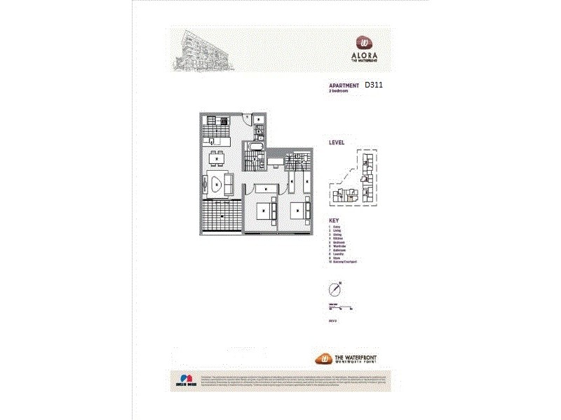 D311/23 Monza Blvd, Wentworth Point NSW 2127 Floorplan