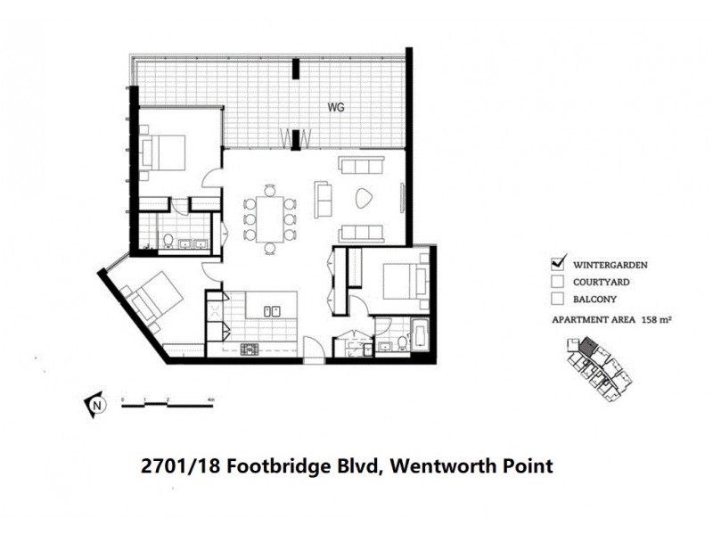 18 Footbridge Blvd, Wentworth Point NSW 2127 Floorplan