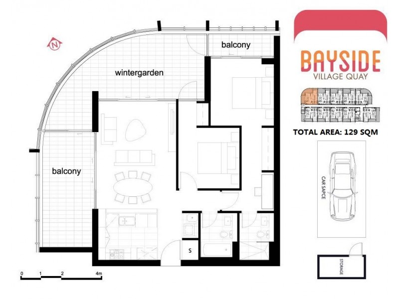 E505/1 Gauthorpe Street, Rhodes NSW 2138 Floorplan