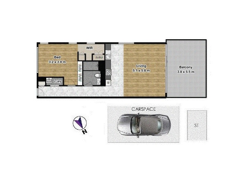 G901/4 Devlin Street, Ryde NSW 2112 Floorplan