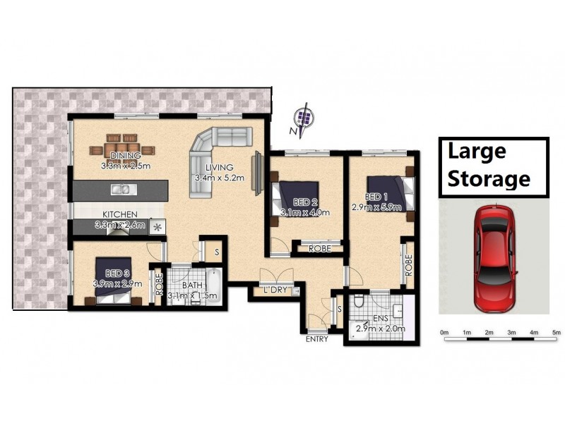 89/50 Walker Street, Rhodes NSW 2138 Floorplan