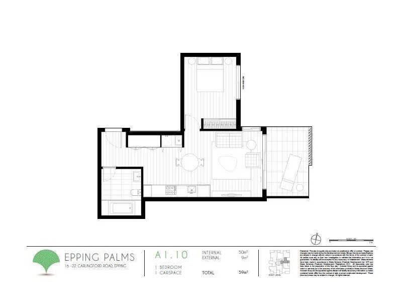 C605/11-15 Charles Street, Canterbury NSW 2193 Floorplan