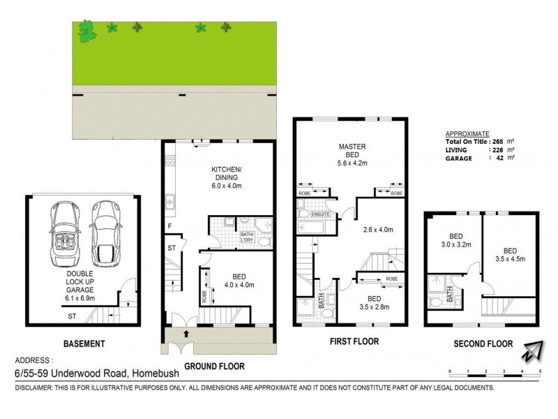 6/55 UNDERWOOD ROAD, Homebush NSW 2140 Floorplan