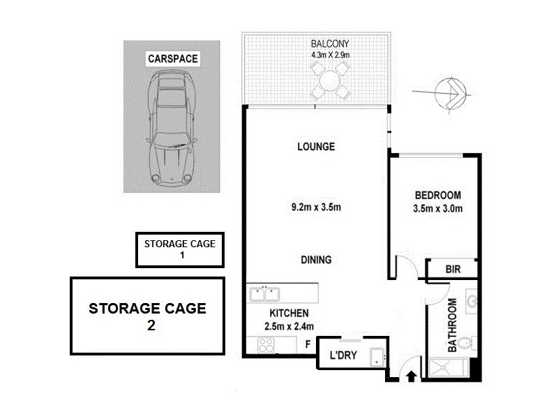 406/5 NINA GRAY AVE, Rhodes NSW 2138 Floorplan