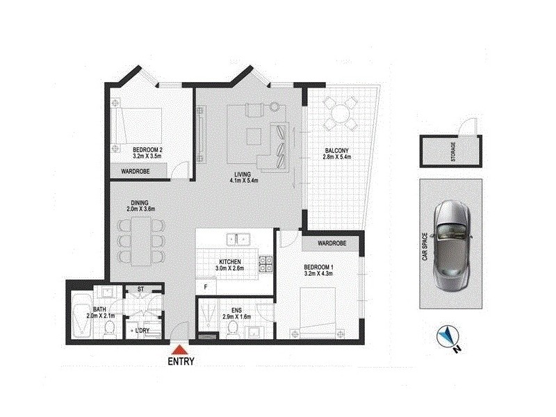4 PEAKE AVENUE, Rhodes NSW 2138 Floorplan