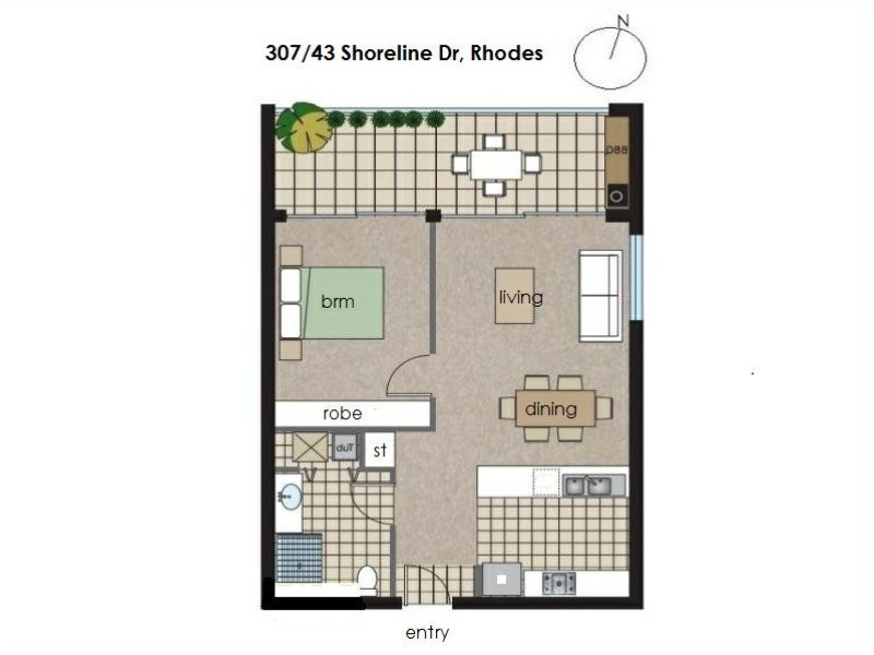 307/43 Shoreline Drive, Rhodes NSW 2138