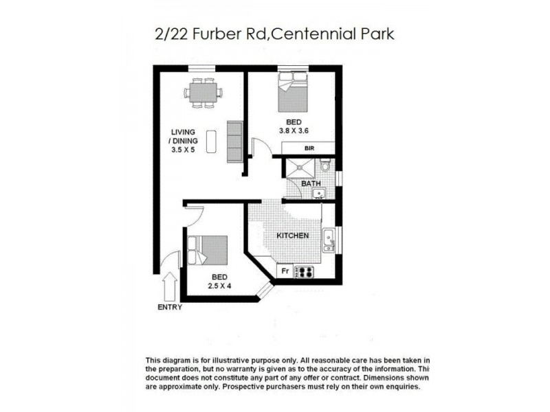 2/22 Furber Road, Centennial Park NSW 2021