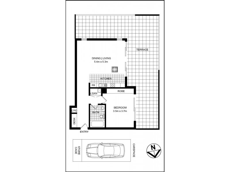 202/2 Walker Street, Rhodes NSW 2138 Floorplan