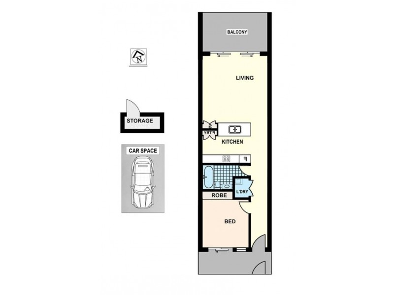 504/2 Timbrol Avenue, Rhodes NSW 2138 Floorplan