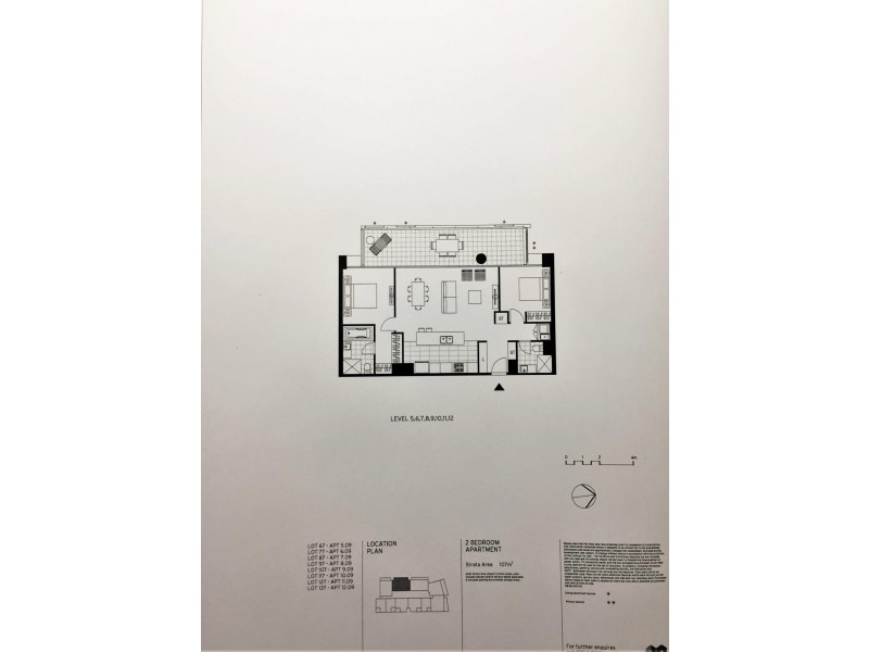 909/7 Rider Boulevard, Rhodes NSW 2138 Floorplan