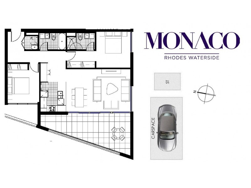 501/7 Gauthorpe Street, Rhodes NSW 2138 Floorplan