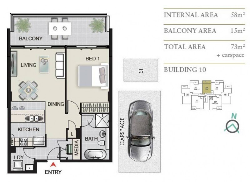 204/14 Epping Park Drive, Epping NSW 2121 Floorplan