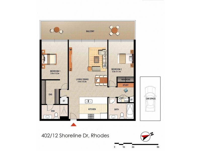 402/12 Shoreline Drive, Rhodes NSW 2138