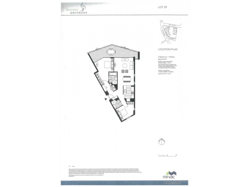 501/13B Mary Street, Rhodes NSW 2138 Floorplan
