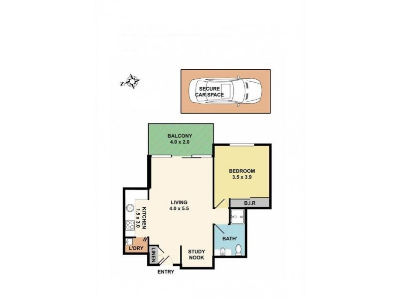 603/39-47 Orara Street, Waitara NSW 2077 Floorplan