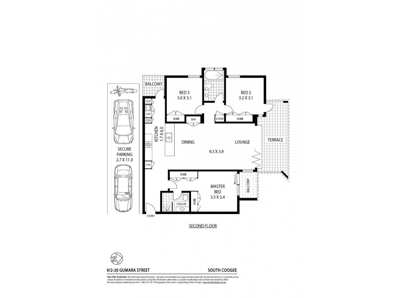 9/2-12 Gumara Street, Randwick NSW 2031 Floorplan