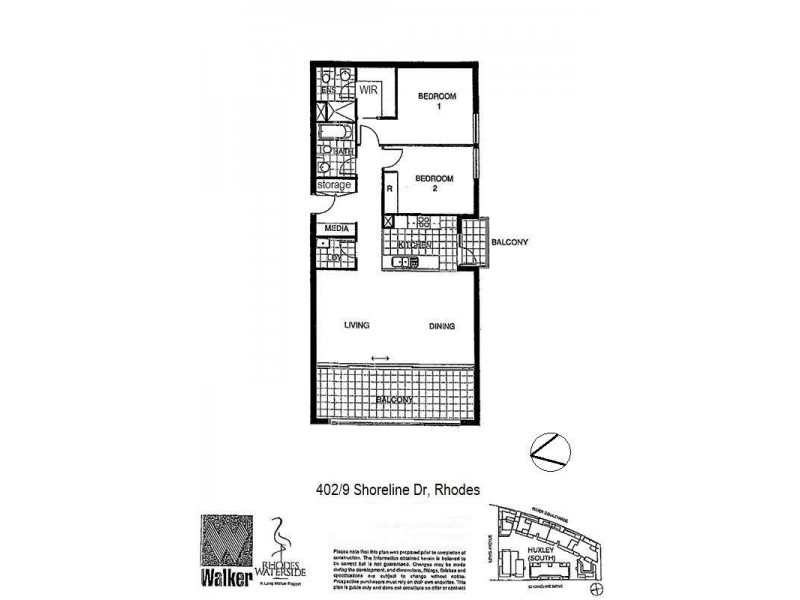 402/9 Shoreline Drive, Rhodes NSW 2138 Floorplan